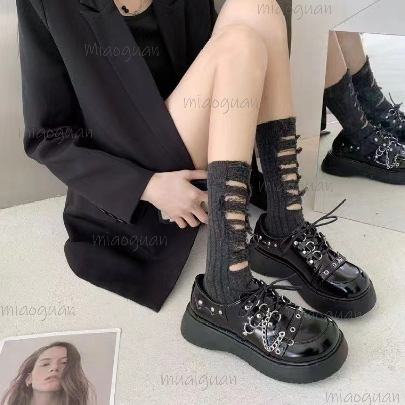 Sepatu Platform Chunky Gaya Je - Japanese Street Fashion Female ulasan dan harga