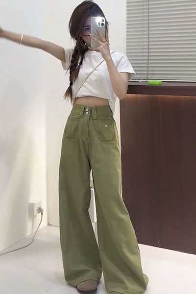 Celana Jeans Wanita Pakaian Vi - Japanese Street Fashion Female ulasan dan harga