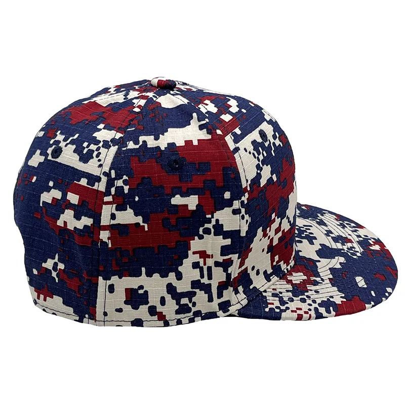 Topi Hip Hop Kamuflase Cetak D - Street Fashion Youth ulasan dan harga