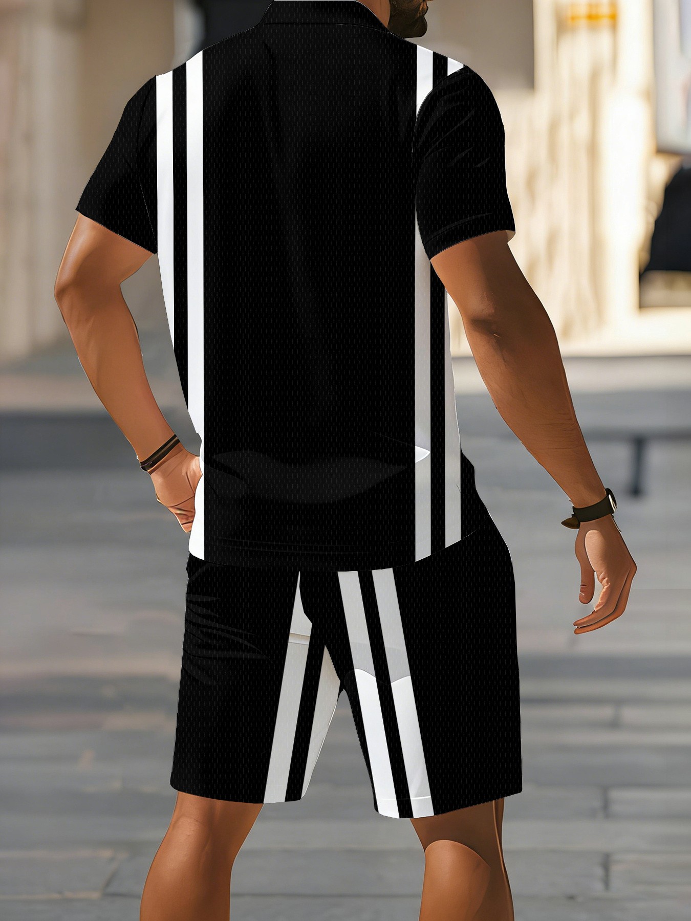 Set Kaos Polo Lengan Pendek Pr - Street Fashion Designer ulasan dan harga