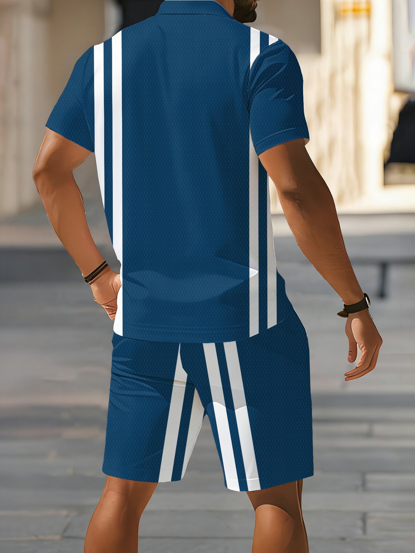Set Kaos Polo Lengan Pendek Pr - Street Fashion Designer ulasan dan harga