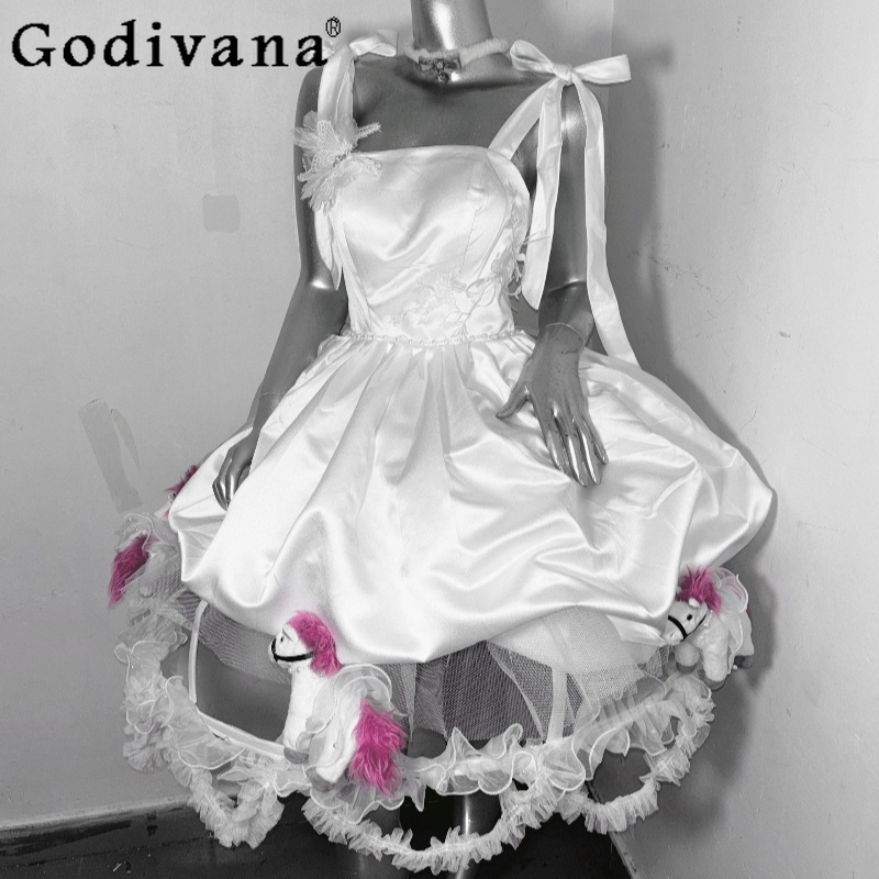 Gaun Jepang Asli Model Fluffy  - Japanese Street Fashion Female ulasan dan harga