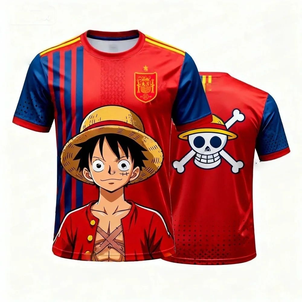 Kaos Anime One Piece Monkey D  - Street Fashion Pose ulasan dan harga