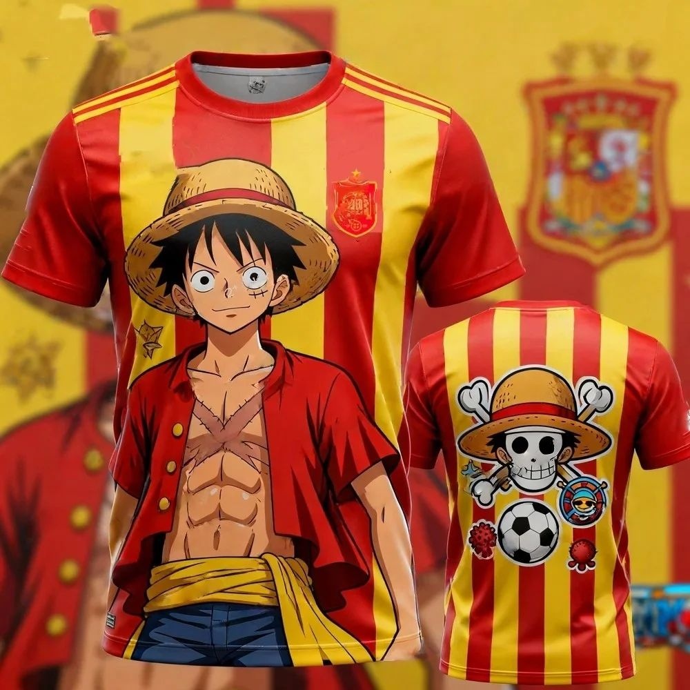 Kaos Anime One Piece Monkey D  - Street Fashion Pose ulasan dan harga