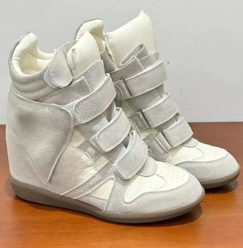 Sepatu Sneakers Wanita Hak Tin - Street Fashion Walk ulasan dan harga