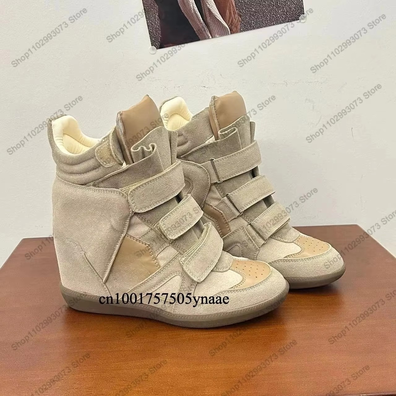 Sepatu Sneakers Wanita Hak Tin - Street Fashion Walk ulasan dan harga